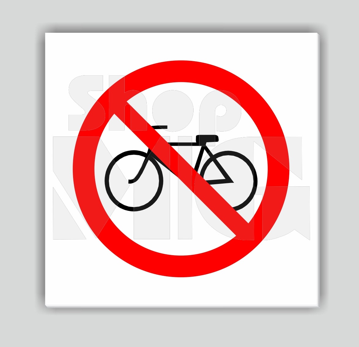 Таблички запрещающие из ПВХ