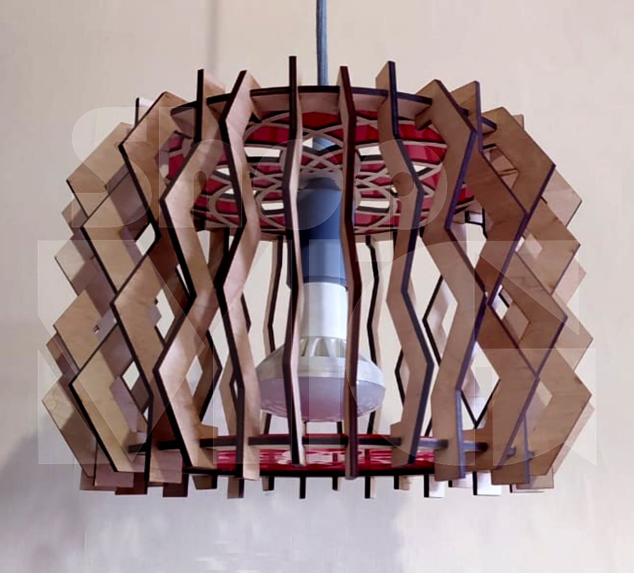 lustra-04 Светильник потолочный с витражом