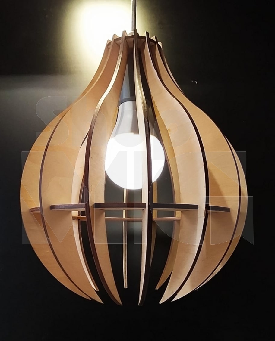 lustra-p3 Светильник из фанеры в Ереване.